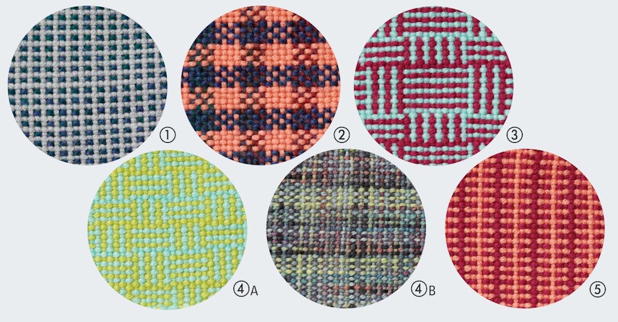 Anything But Plain Weave: Color-and-Weave Image