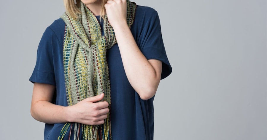 You Can Weave a Silk Scarf on a Rigid-Heddle Loom Image