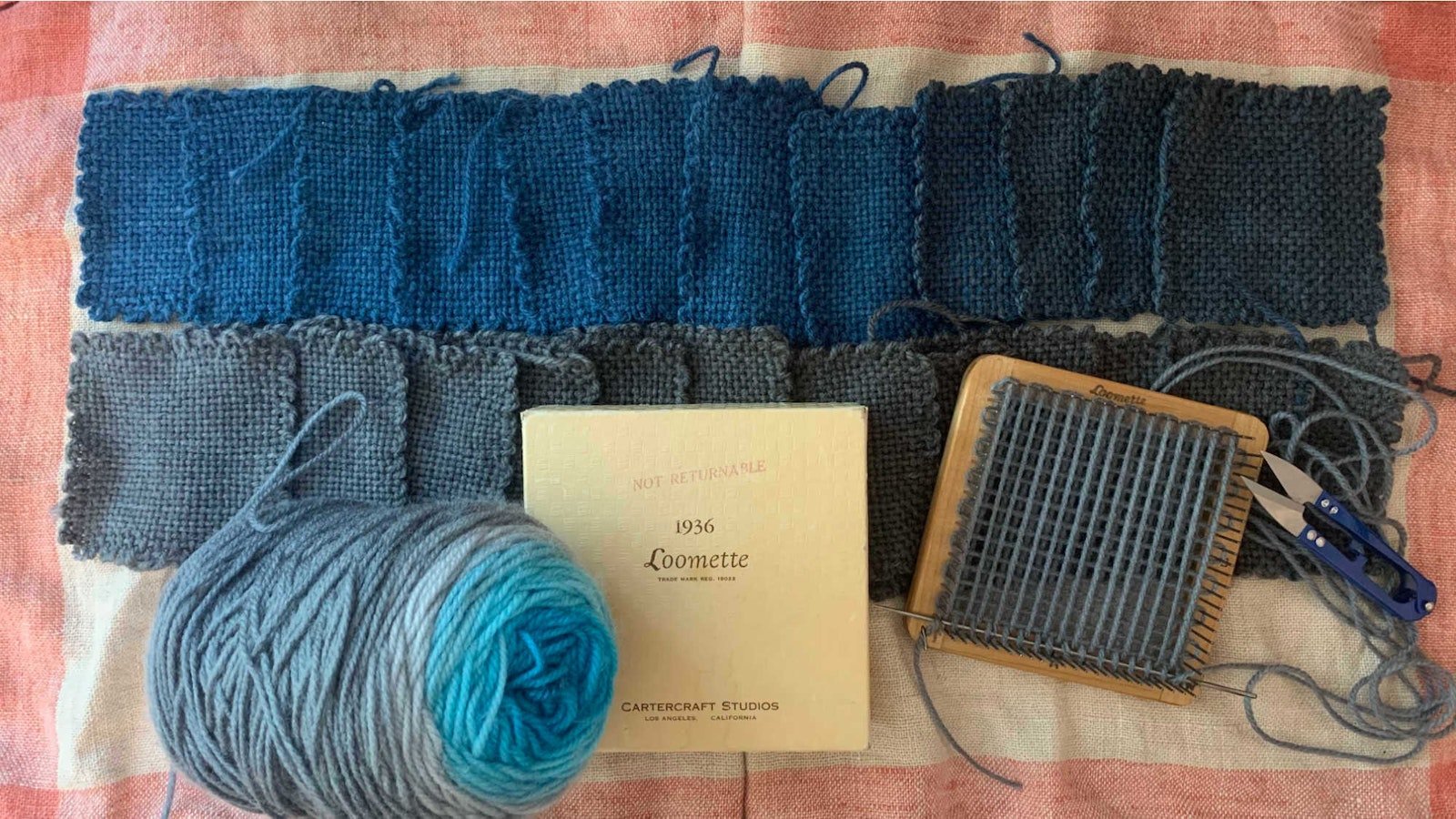 Weaving a Pin-Loom Baby Blanket Primary Image