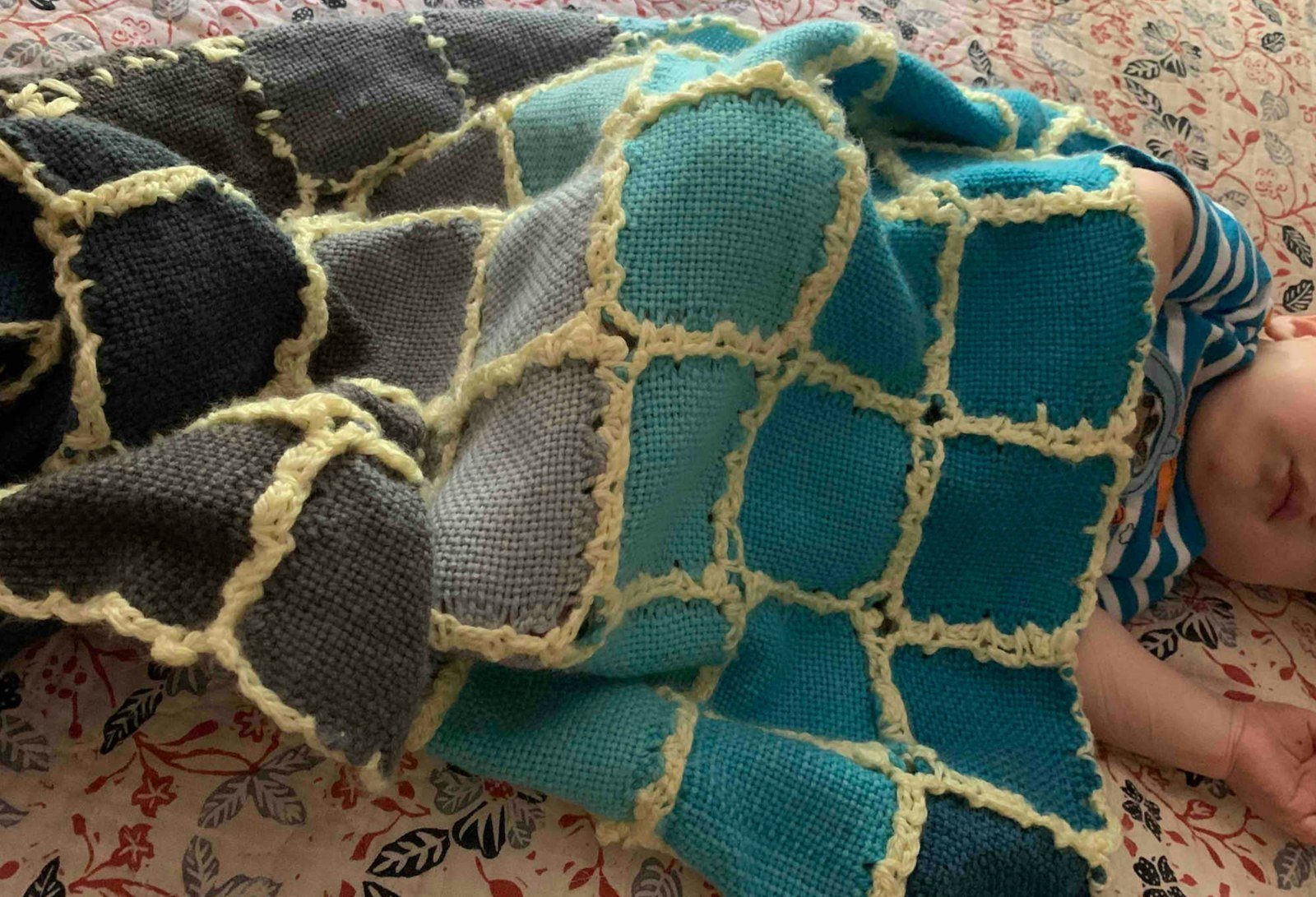 Weaving a Pin-Loom Baby Blanket: Finally Finished Primary Image