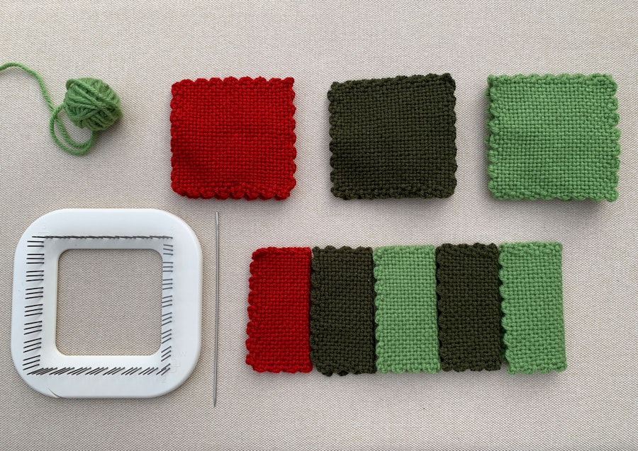 Make Pin-Loom Rectangles from Squares Image