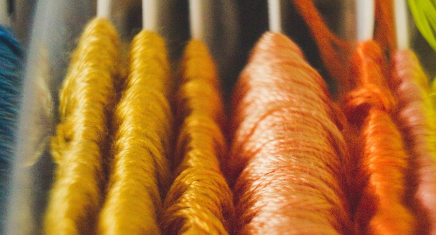 The First Draft: Can You Use Embroidery Floss on the Rigid-Heddle Loom? Image