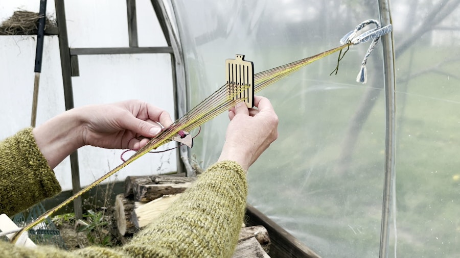 Weave a Band Using a Rigid Heddle Image