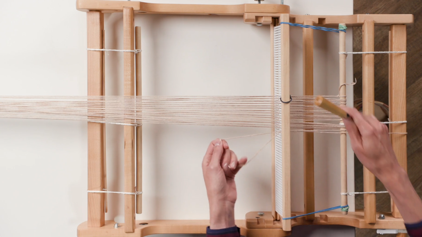 Rigid-Heddle Basics: Direct Warping Your Loom Primary Image