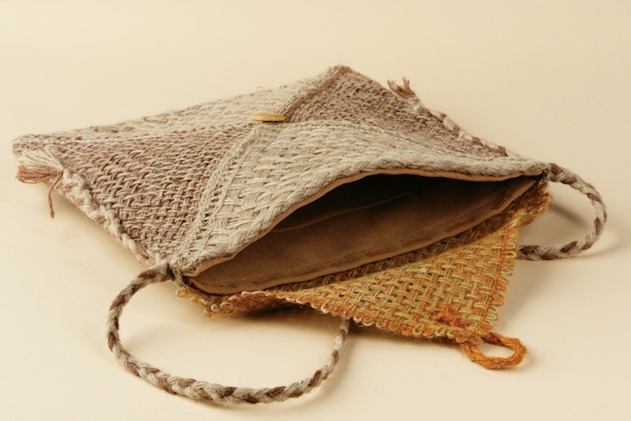 Weaving on a Peg Loom  Image