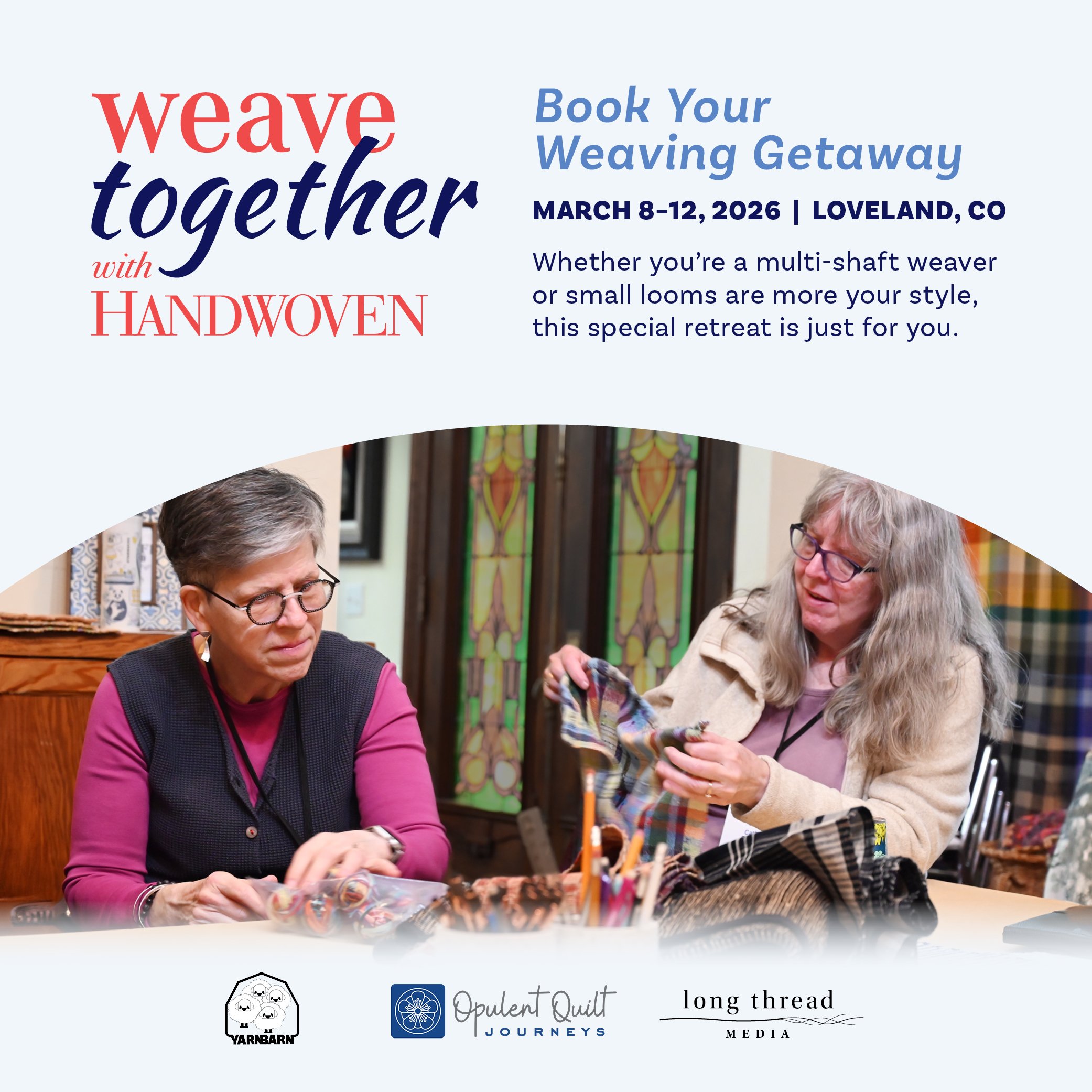 Weave Together with Handwoven (Loveland, Colorado | March 8-12, 2026) Image