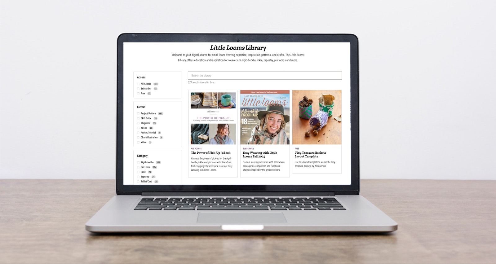 How to Use the Little Looms Library: Free Projects, eBooks, and More Primary Image