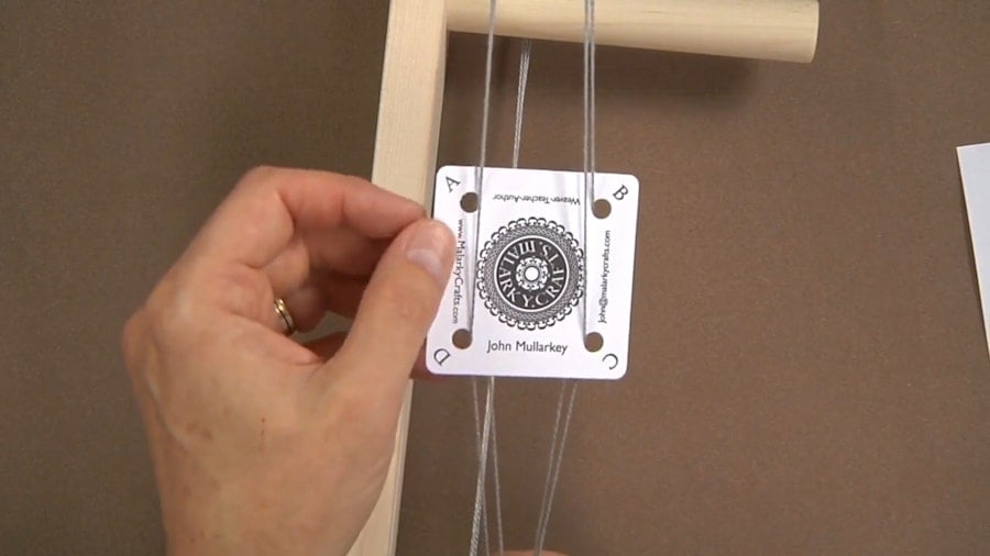 Skill Builder: How to Thread Weaving Tablets Image