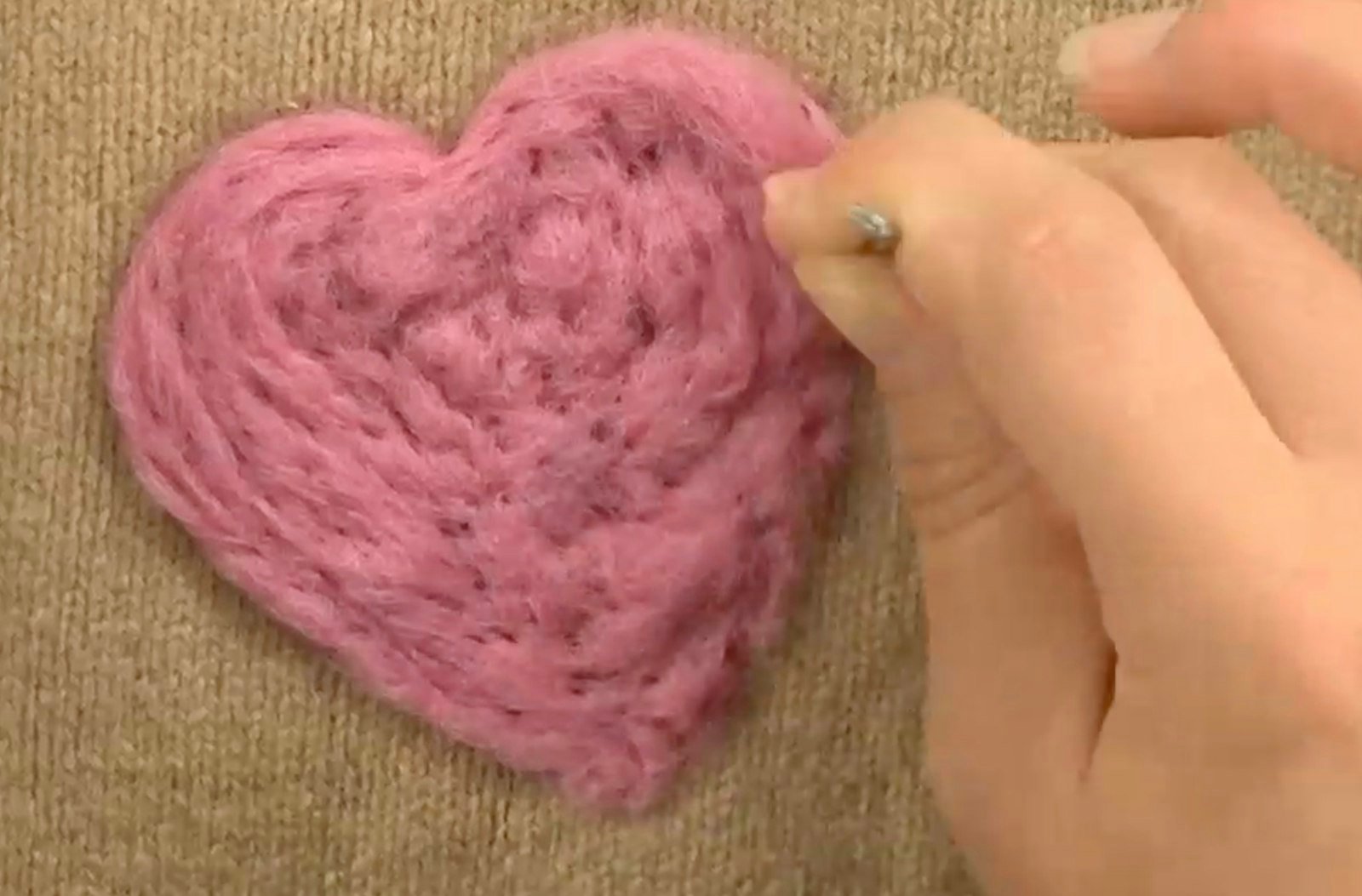 Give Old Sweaters New Life with Needlefelting Primary Image