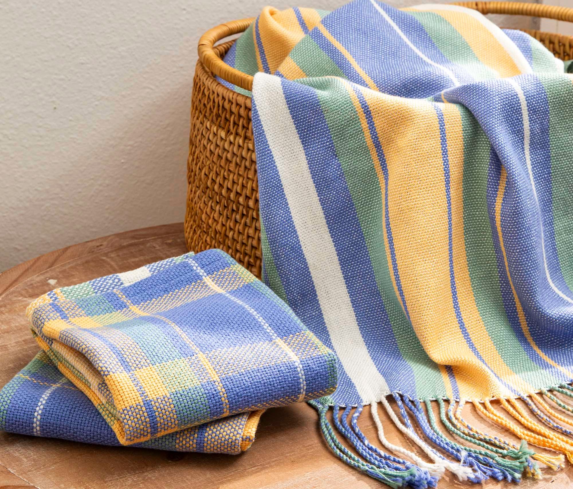 Weaver's Choice: Thirsty Towels, Silky Shawl, or Both? Image