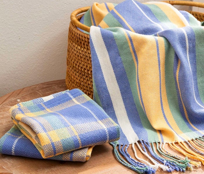 Weaver's Choice: Thirsty Towels, Silky Shawl, or Both? Image