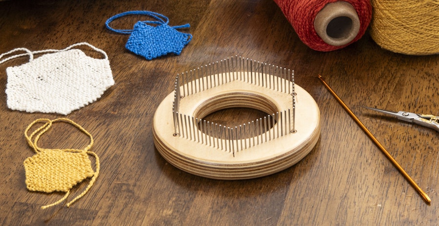 Weave Outside the Box! Exploring Pin-Loom Shapes Image