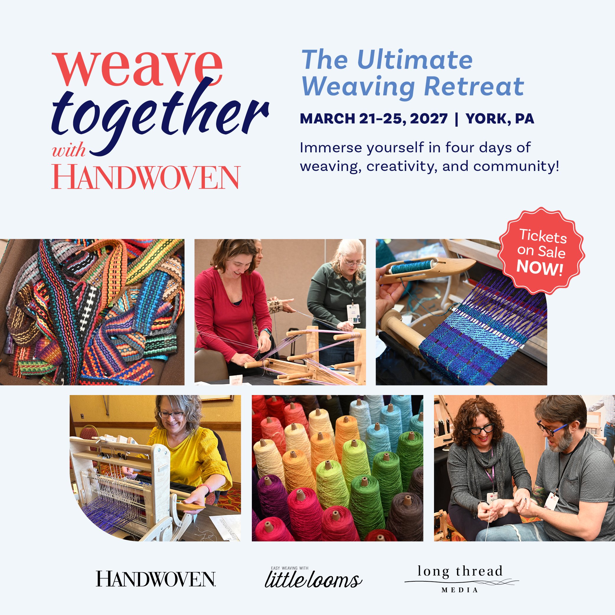 Weave Together with Handwoven (York, PA | March 21-25, 2027) Image